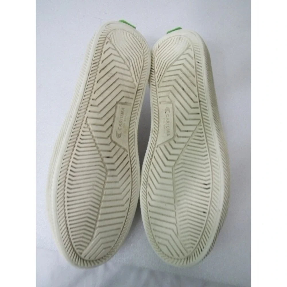 Cariuma White Leather Lace Up Skate Sneakers Shoes Mens 10